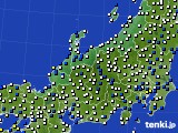 北陸地方のアメダス実況(風向・風速)(2024年04月16日)