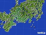 東海地方のアメダス実況(風向・風速)(2024年04月16日)