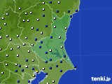 茨城県のアメダス実況(風向・風速)(2024年04月16日)