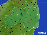 福島県のアメダス実況(日照時間)(2024年04月17日)