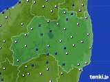 2024年04月17日の福島県のアメダス(風向・風速)