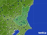 茨城県のアメダス実況(風向・風速)(2024年04月17日)