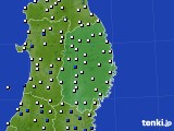 岩手県のアメダス実況(風向・風速)(2024年04月17日)