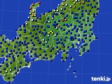 2024年04月18日の関東・甲信地方のアメダス(日照時間)