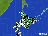 北海道地方のアメダス実況(気温)(2024年04月18日)