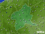 2024年04月18日の群馬県のアメダス(風向・風速)