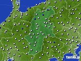 2024年04月18日の長野県のアメダス(風向・風速)