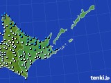 道東のアメダス実況(気温)(2024年04月19日)