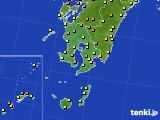 鹿児島県のアメダス実況(気温)(2024年04月19日)