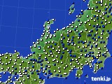 2024年04月19日の北陸地方のアメダス(風向・風速)