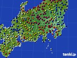 2024年04月20日の関東・甲信地方のアメダス(日照時間)