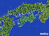 四国地方のアメダス実況(日照時間)(2024年04月20日)