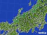 北陸地方のアメダス実況(風向・風速)(2024年04月20日)