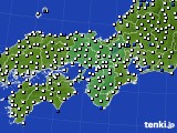 近畿地方のアメダス実況(風向・風速)(2024年04月20日)