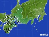 2024年04月21日の東海地方のアメダス(降水量)