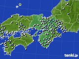 近畿地方のアメダス実況(降水量)(2024年04月21日)