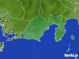 静岡県のアメダス実況(降水量)(2024年04月21日)