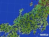 北陸地方のアメダス実況(日照時間)(2024年04月21日)