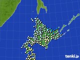 2024年04月21日の北海道地方のアメダス(気温)