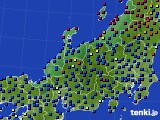 2024年04月22日の北陸地方のアメダス(日照時間)