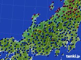 北陸地方のアメダス実況(日照時間)(2024年04月22日)