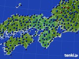 2024年04月22日の近畿地方のアメダス(日照時間)