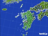 九州地方のアメダス実況(降水量)(2024年04月23日)