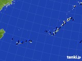 沖縄地方のアメダス実況(風向・風速)(2024年04月23日)