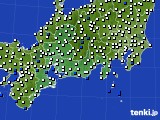 2024年04月23日の東海地方のアメダス(風向・風速)
