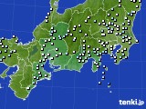 東海地方のアメダス実況(降水量)(2024年04月24日)