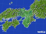 近畿地方のアメダス実況(降水量)(2024年04月24日)