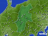 長野県のアメダス実況(降水量)(2024年04月24日)