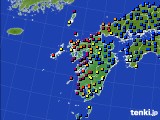 九州地方のアメダス実況(日照時間)(2024年04月24日)