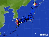 アメダス実況(日照時間)(2024年04月24日)