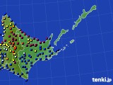 道東のアメダス実況(日照時間)(2024年04月24日)