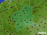 群馬県のアメダス実況(日照時間)(2024年04月25日)