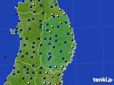 岩手県のアメダス実況(日照時間)(2024年04月25日)