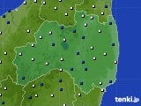 2024年04月25日の福島県のアメダス(風向・風速)
