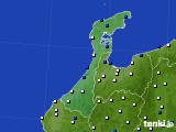 2024年04月25日の石川県のアメダス(風向・風速)
