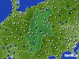 長野県のアメダス実況(風向・風速)(2024年04月25日)