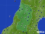 2024年04月25日の山形県のアメダス(風向・風速)