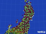 東北地方のアメダス実況(日照時間)(2024年04月26日)