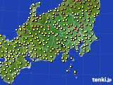 2024年04月26日の関東・甲信地方のアメダス(気温)