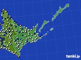 道東のアメダス実況(風向・風速)(2024年04月26日)