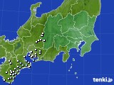 関東・甲信地方のアメダス実況(降水量)(2024年04月27日)