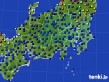 2024年04月27日の関東・甲信地方のアメダス(日照時間)