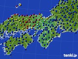 近畿地方のアメダス実況(日照時間)(2024年04月27日)