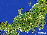 北陸地方のアメダス実況(気温)(2024年04月27日)