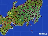 2024年04月28日の関東・甲信地方のアメダス(日照時間)