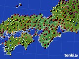 2024年04月28日の近畿地方のアメダス(日照時間)